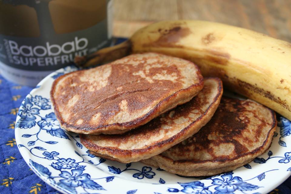 banaan pannenkoek met teffmeel