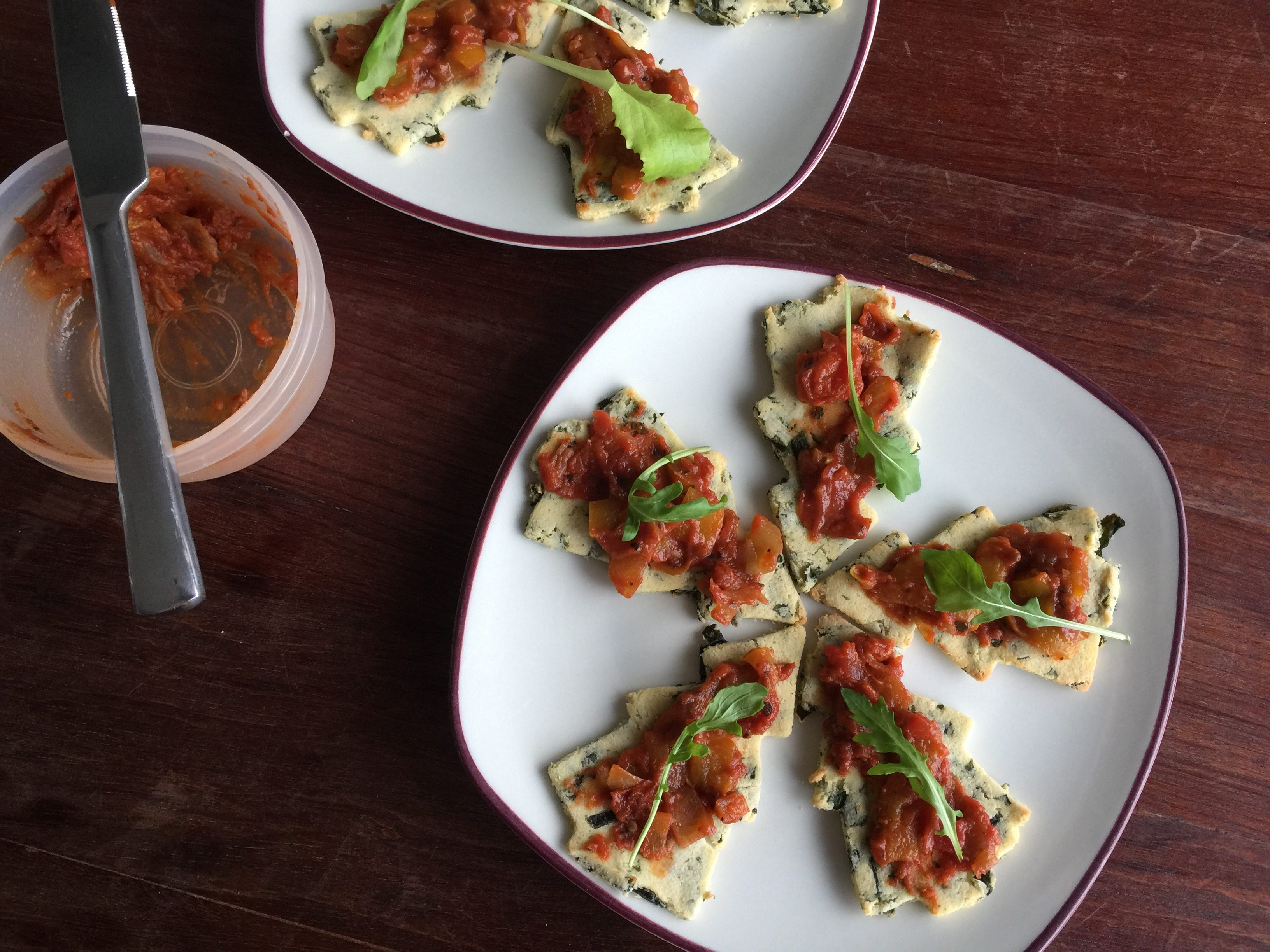 Toastjes glutenvrij met zeewier